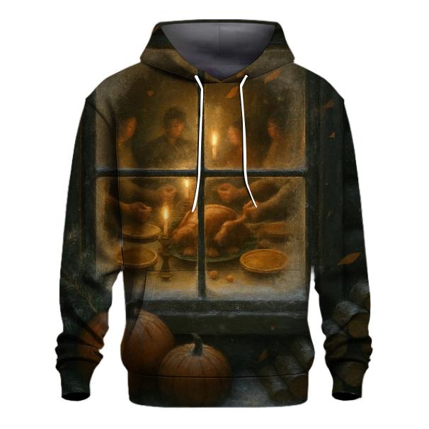 Cabin Window Gratitude Glow hoodie styles
