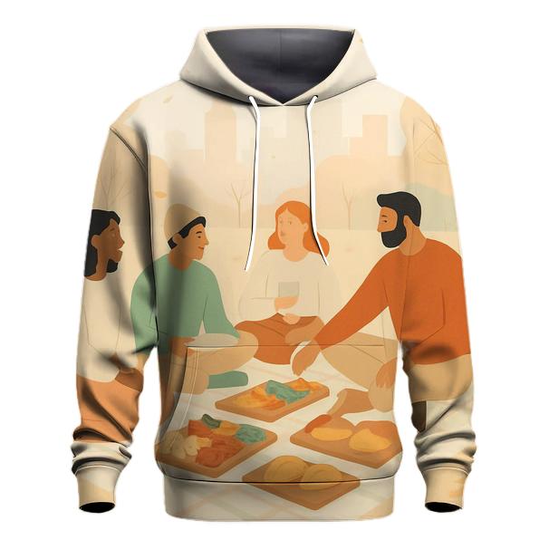 Autumn Pastel Friendsgiving Picnic hoodie styles