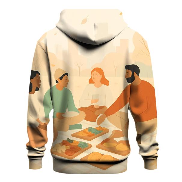 Autumn Pastel Friendsgiving Picnic hoodie styles