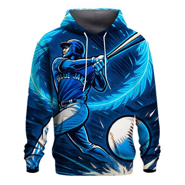 Feather Arc Blue Jays Power Swing heavyweight hoodies