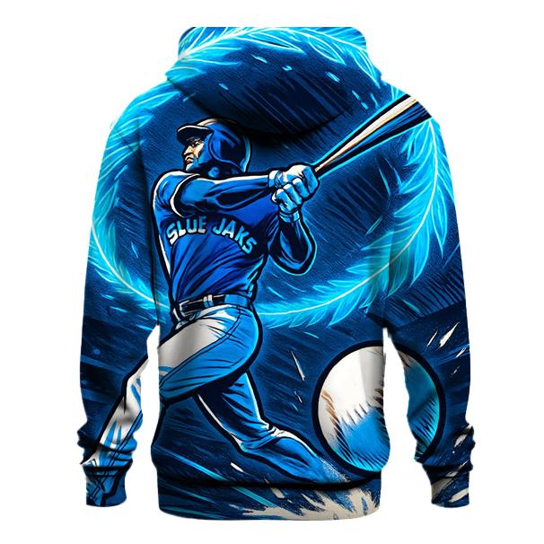 Feather Arc Blue Jays Power Swing heavyweight hoodies