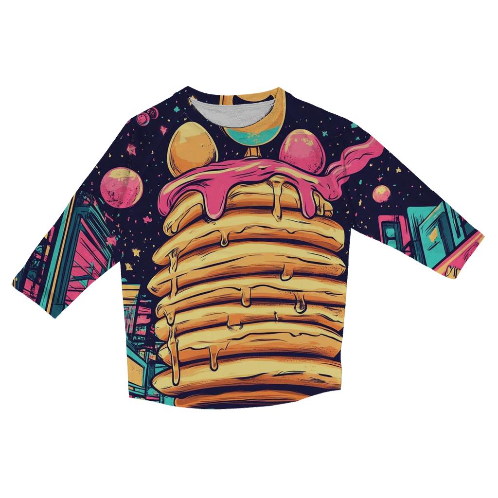 Cosmic Breakfast Skate Parade stylish quarter sleeve tops