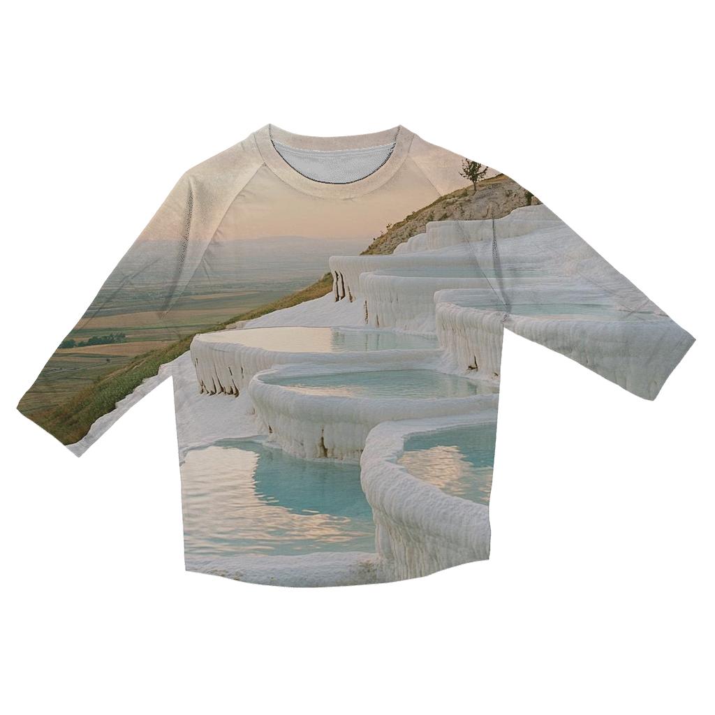 Pamukkale Terraces Denizli stylish quarter sleeve tops
