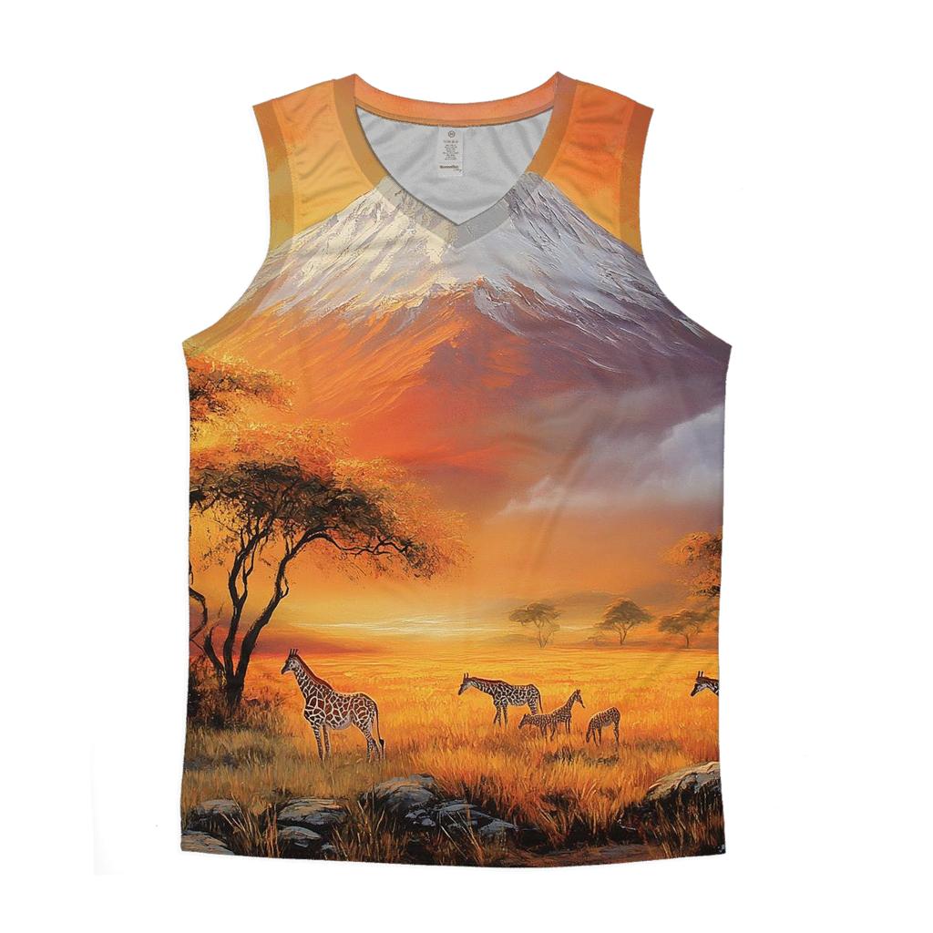 Mount Kilimanjaro Moshi designer workout tanks