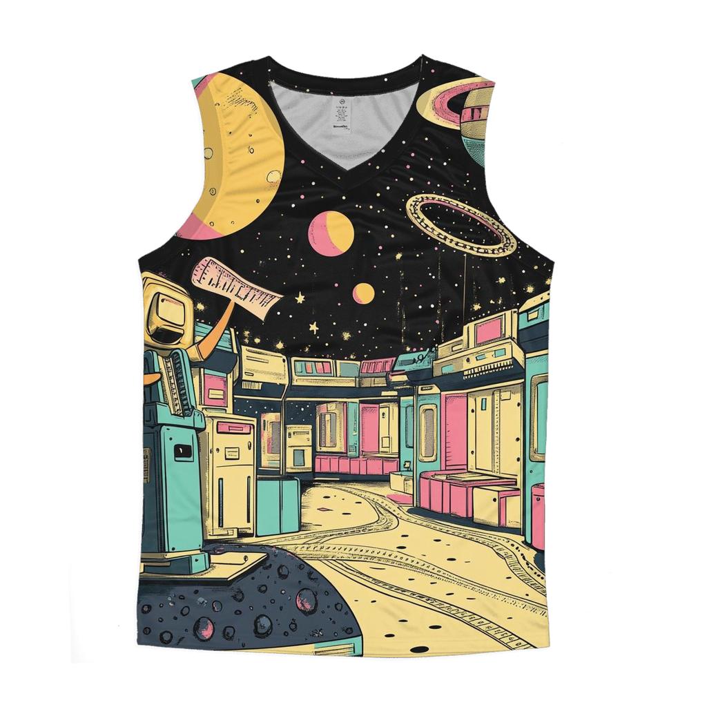 Carnival Of Cosmic Office Supplies personalized athletic tanks