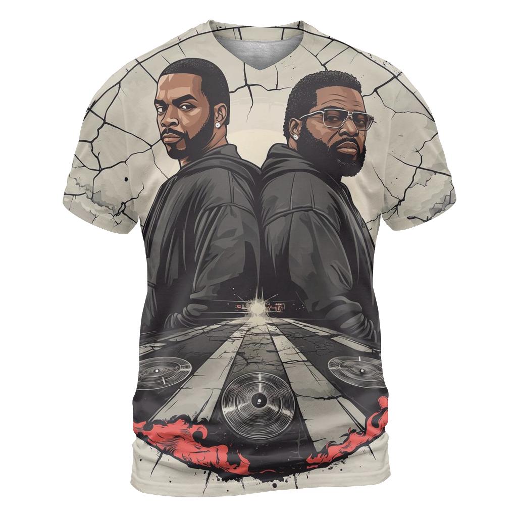 Compton Concrete Symphony unique graphic print tees