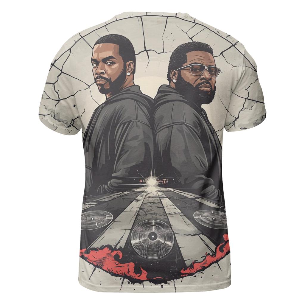 Compton Concrete Symphony unique graphic print tees