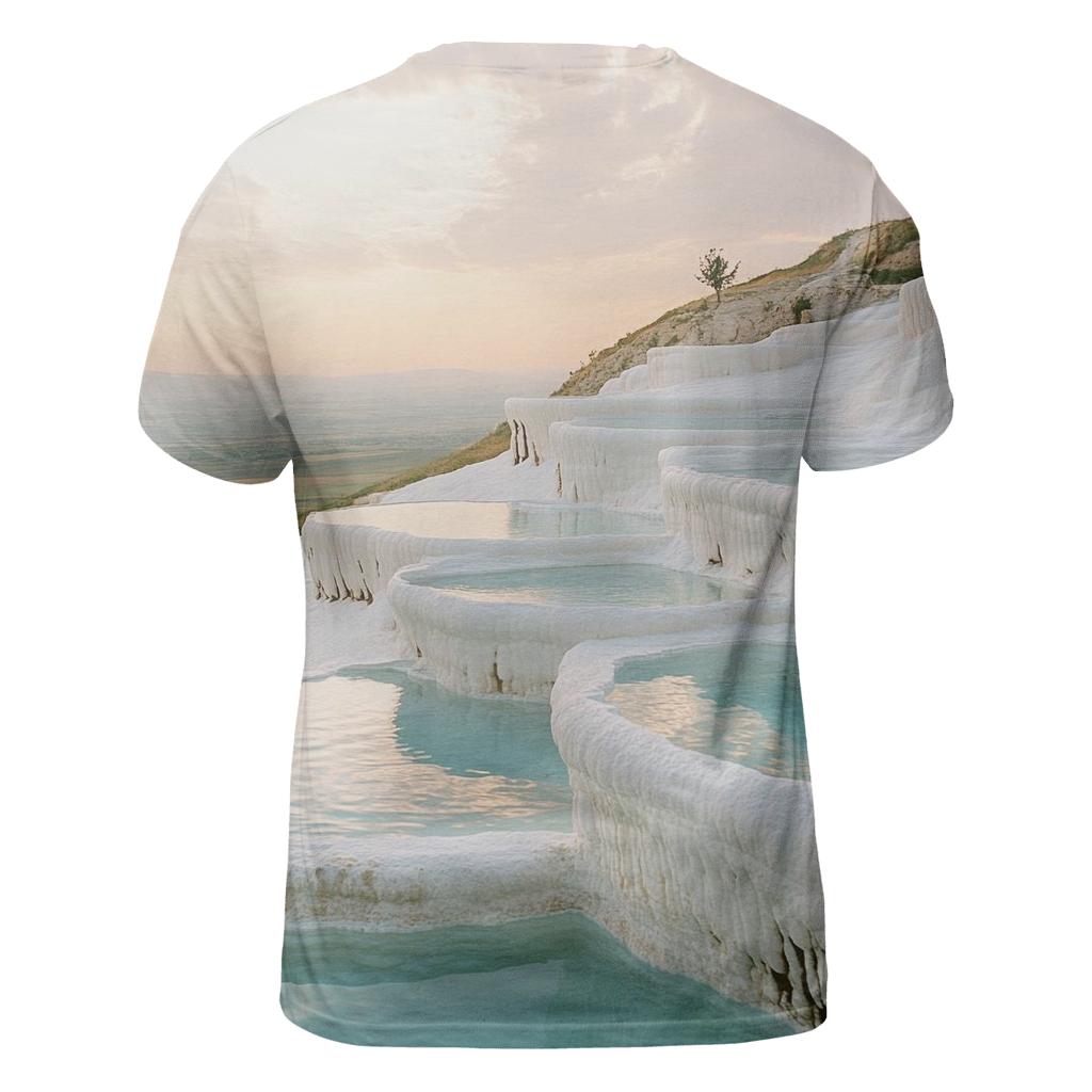 Pamukkale Terraces Denizli designer pattern shirts