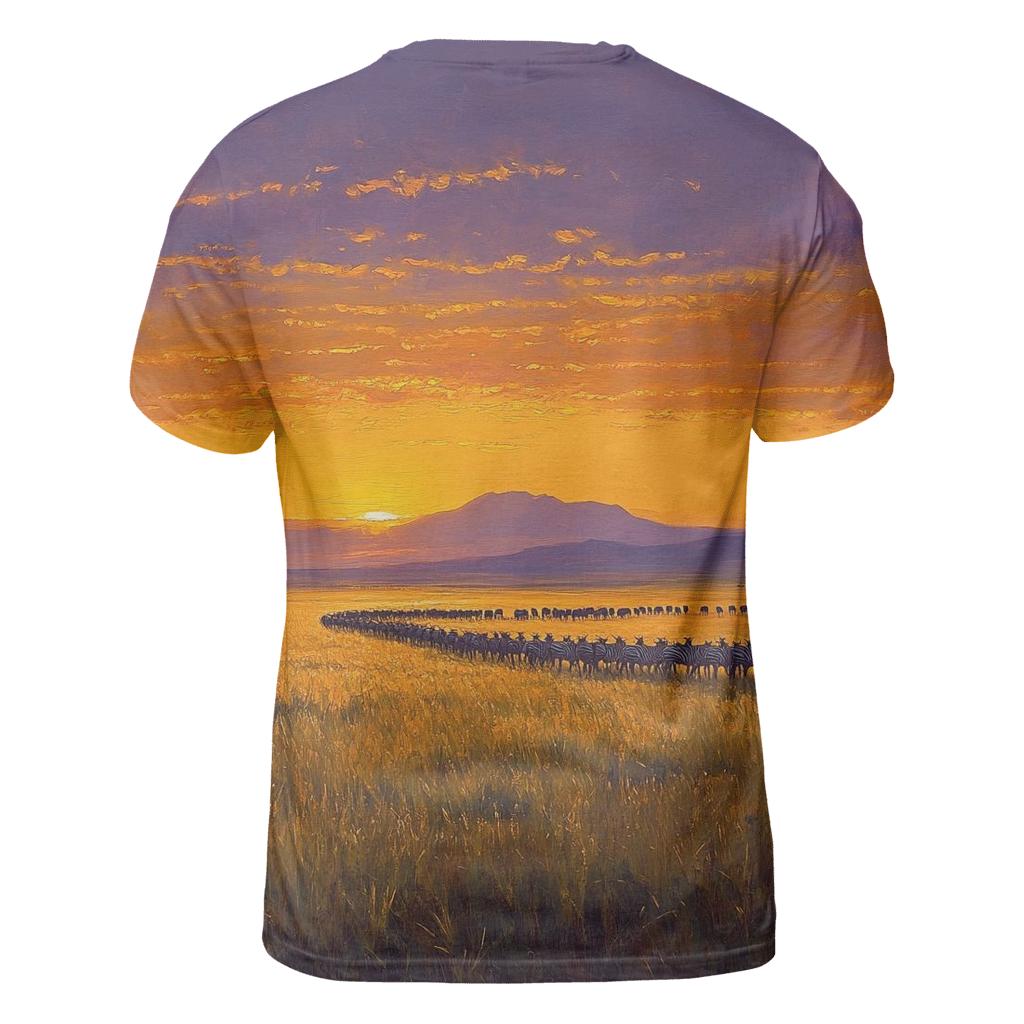 Serengeti National Park Arusha artistic all-over print tops