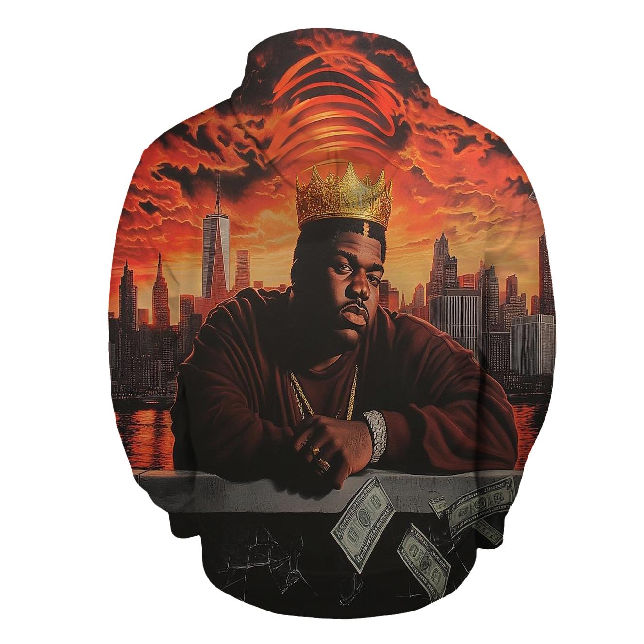 Brooklyn Skyline Crowned premium hoodies