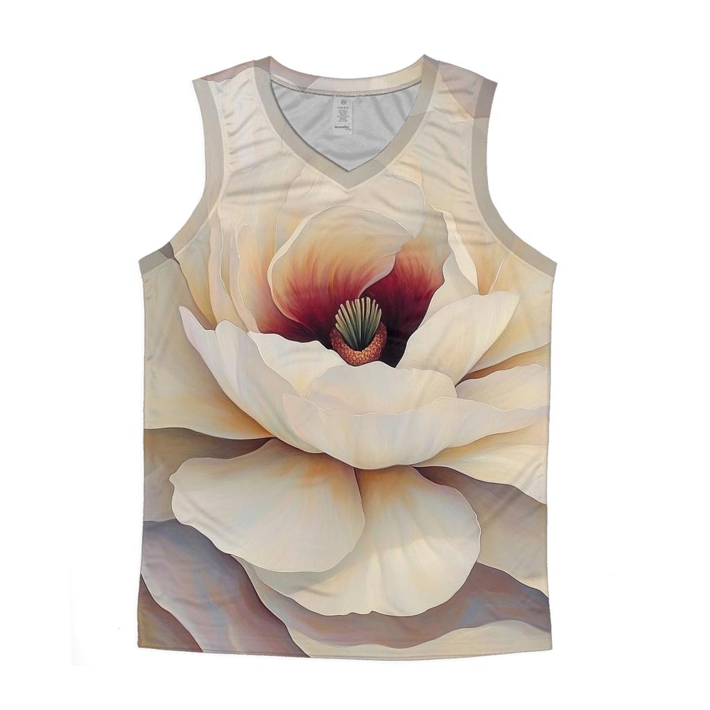 Georgia O Keeffe Inspired Desert Flowers stylish racerback tanks