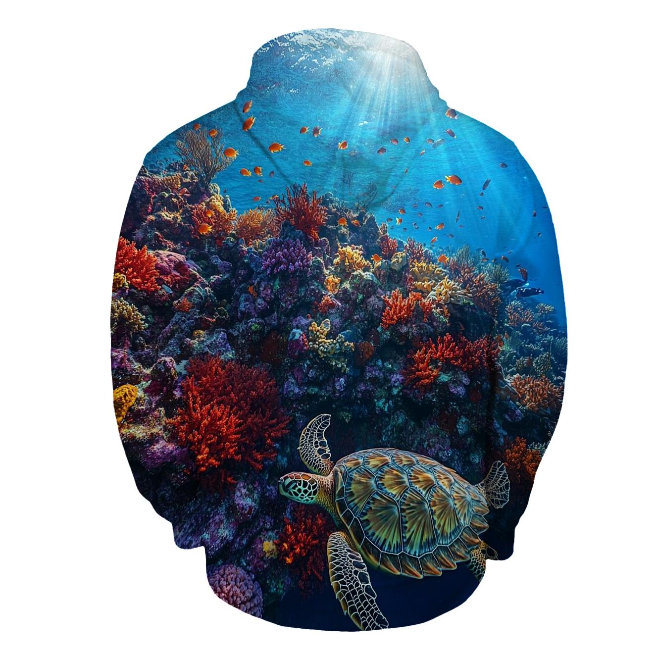 Great Barrier Reef Cairns printed hoodies
