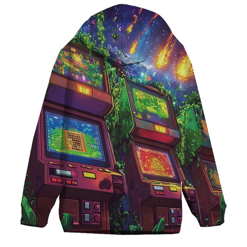 Arcade Jungle Retro Rampage pullover hoodies