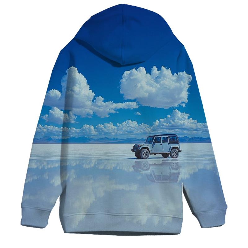 Salar De Uyuni Uyuni embroidered hoodies