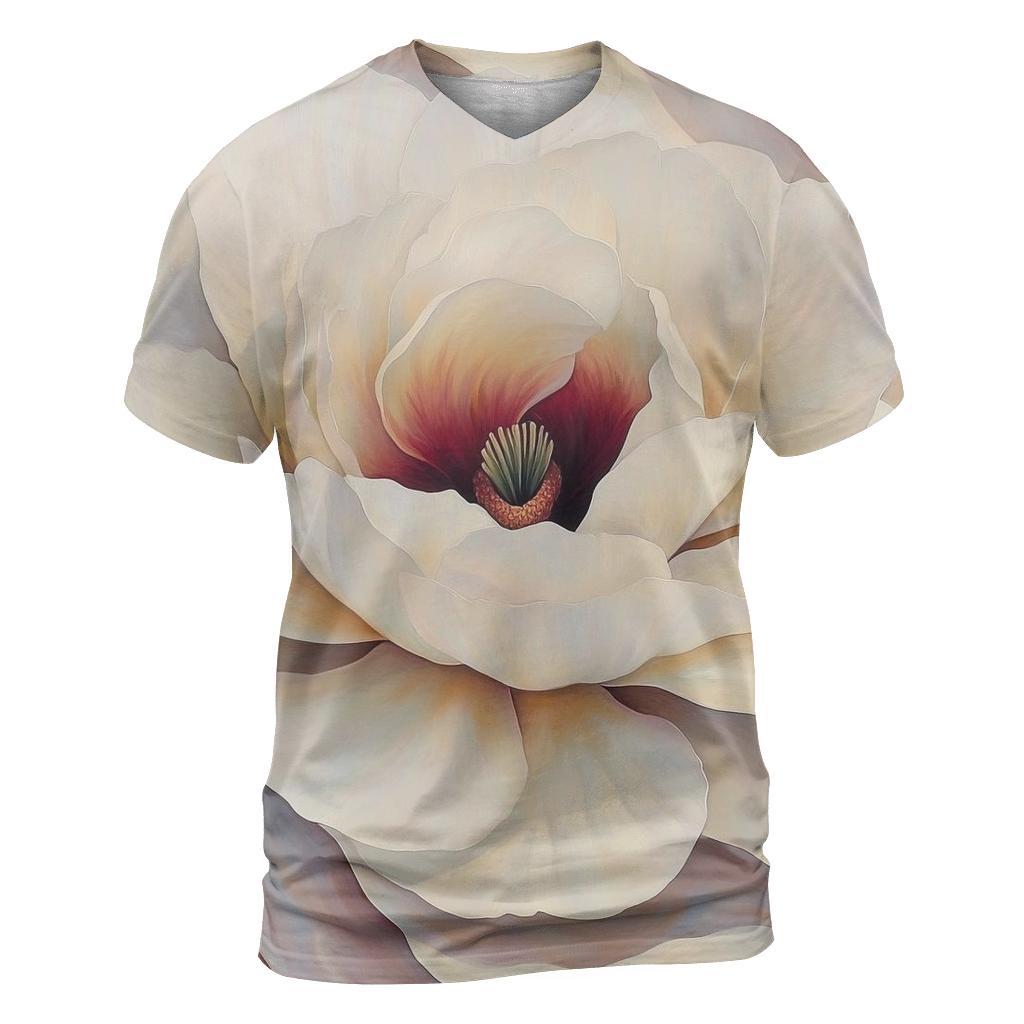 Georgia O Keeffe Inspired Desert Flowers creative print fashion shirts