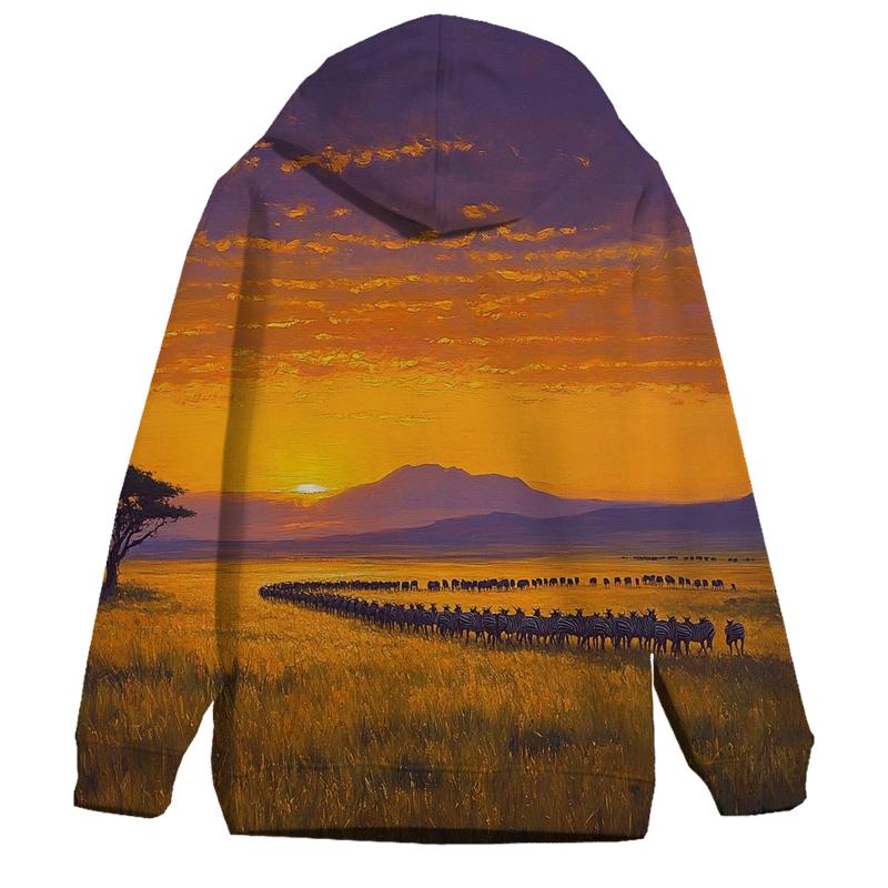 Serengeti National Park Arusha printed hoodies