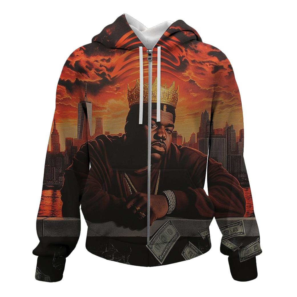 Brooklyn Skyline Crowned custom hoodies