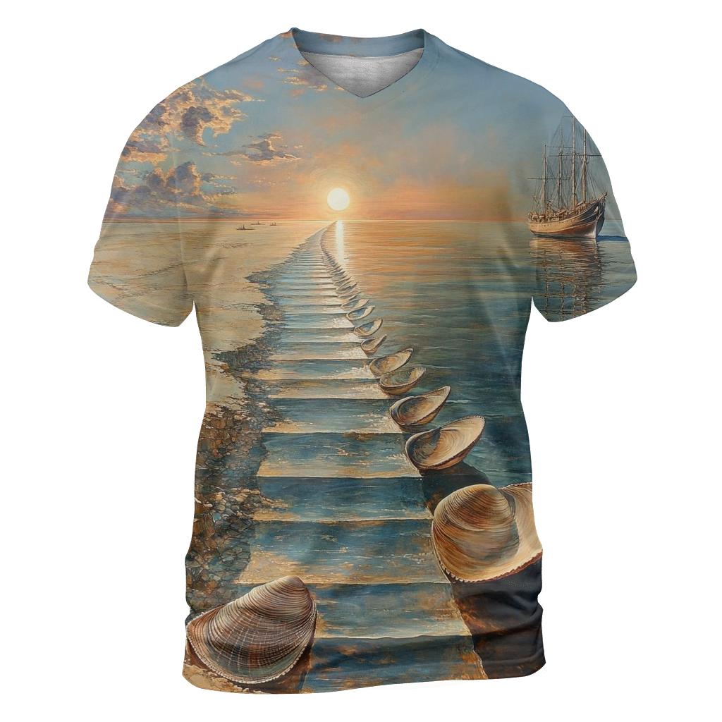 Salvador Dali Inspired Surreal Ocean Voyage personalized full print shirts