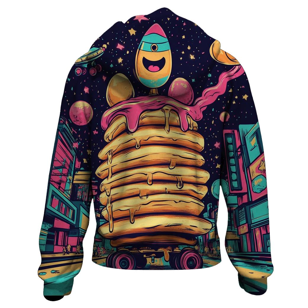 Cosmic Breakfast Skate Parade lightweight hoodies