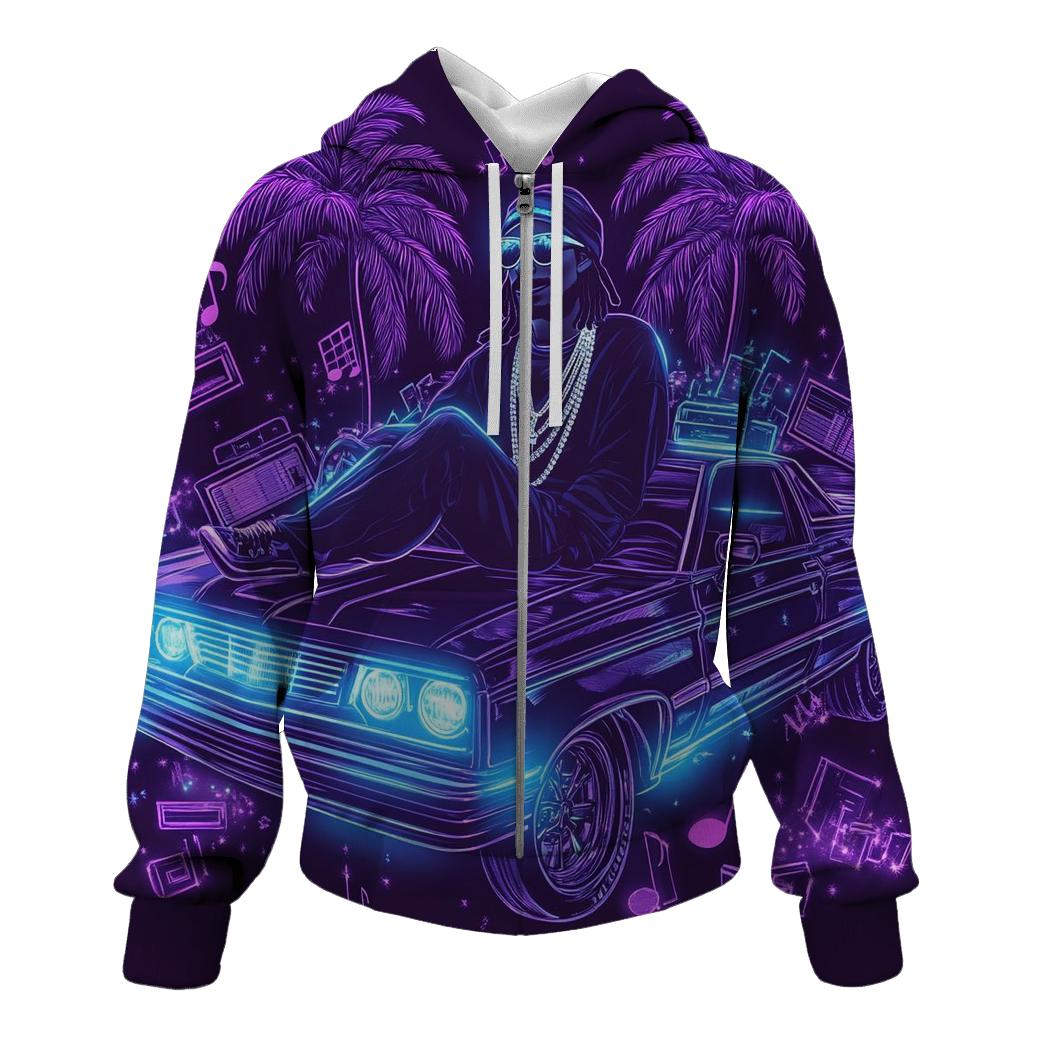 West Coast Neon Lowrider Dream hoodies fashion