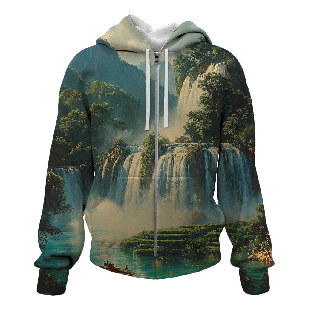 Ban Gioc Waterfall Cao Bang lightweight hoodies