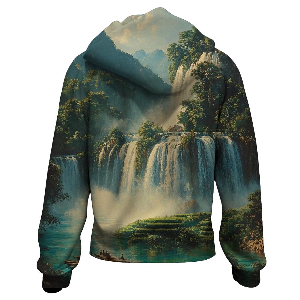 Ban Gioc Waterfall Cao Bang lightweight hoodies