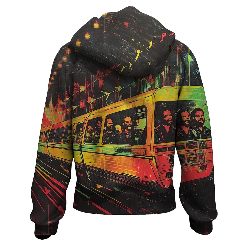 Concrete Jungle Tribe Voyage graphic hoodies