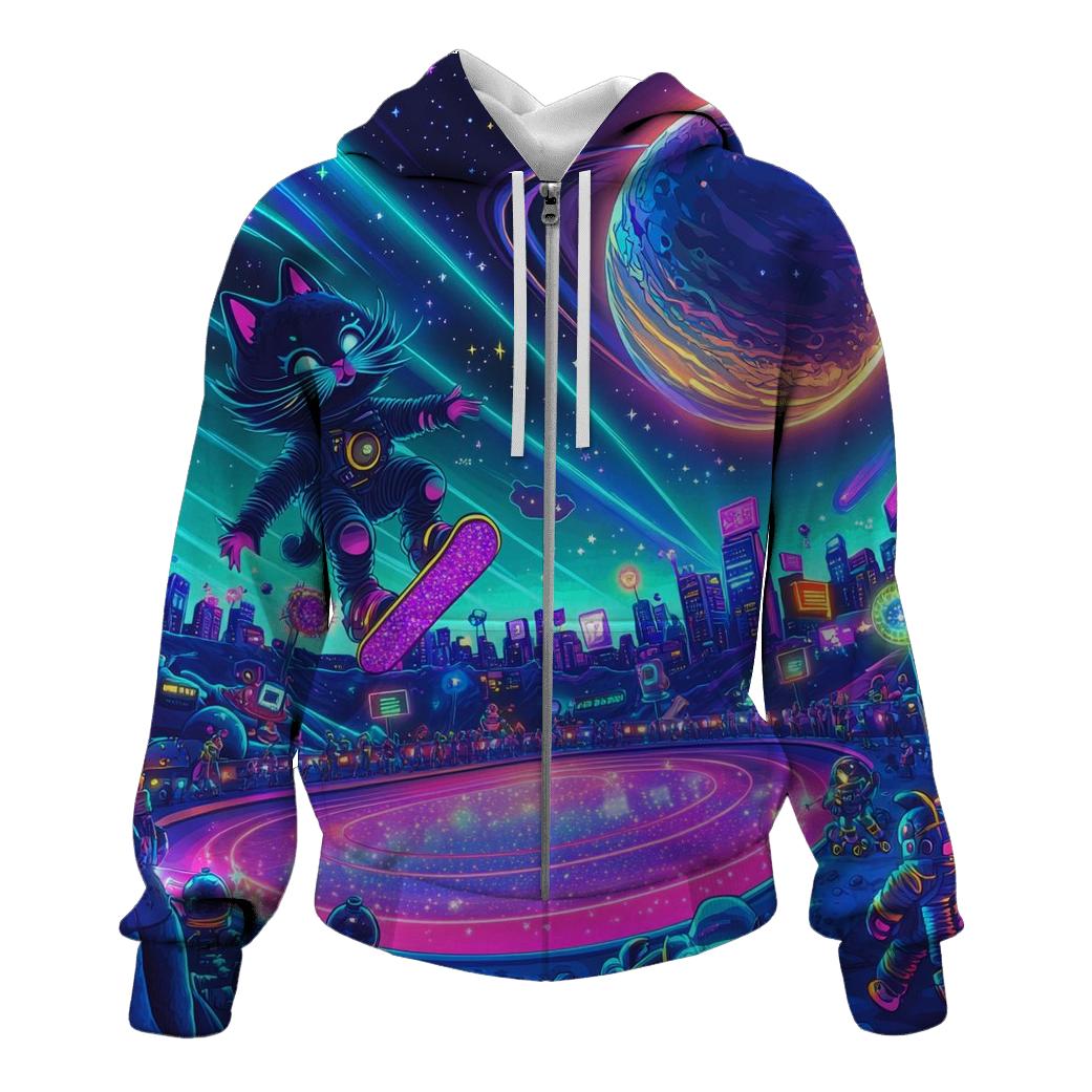 Lunar Roller Rink Toon Invasion hoodie trends
