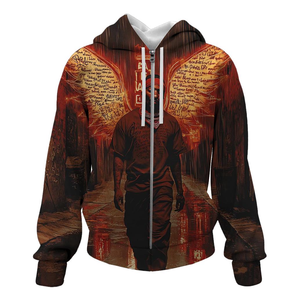 Thug Angel Street Revelation embroidered hoodies