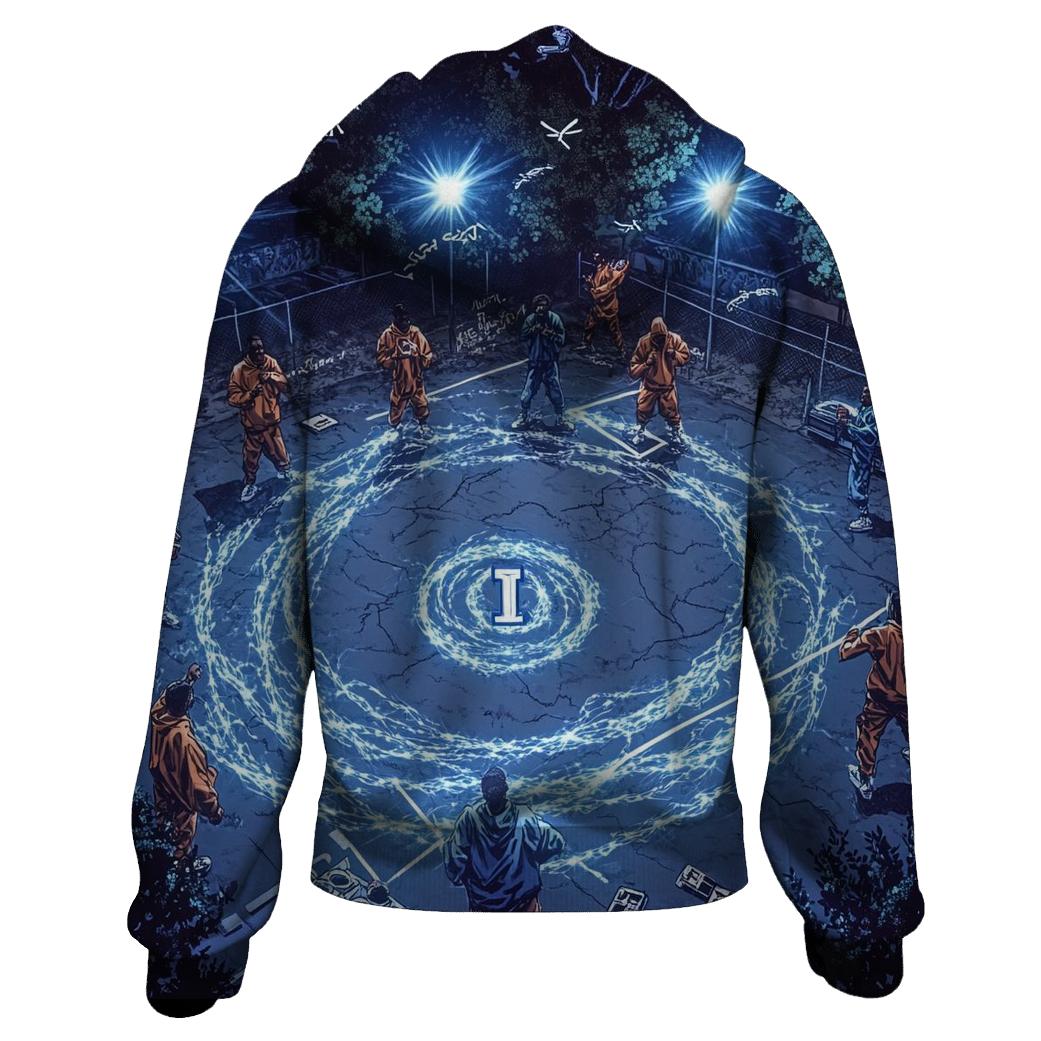 Def Jam Court Side Cipher graphic hoodies