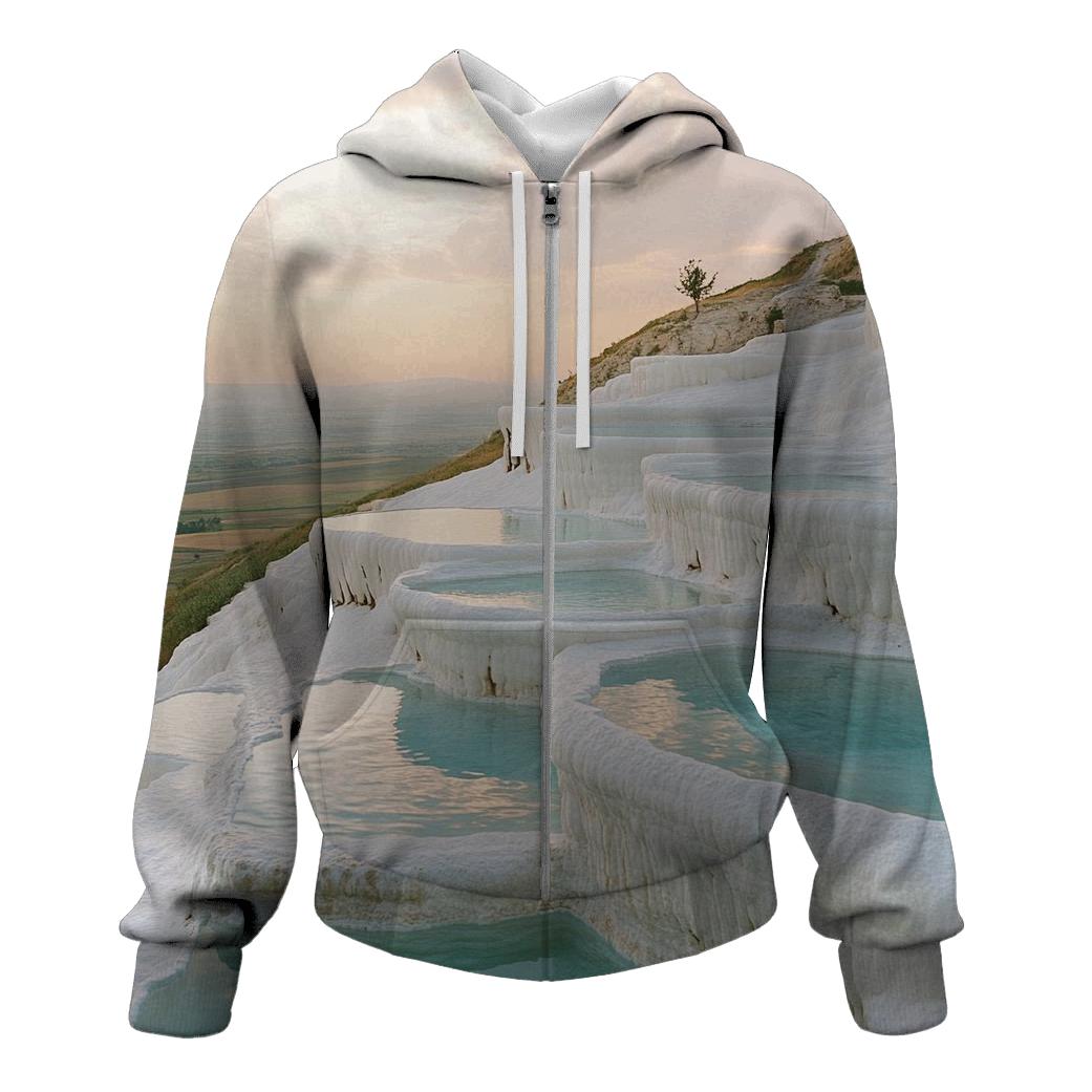 Pamukkale Terraces Denizli graphic hoodies