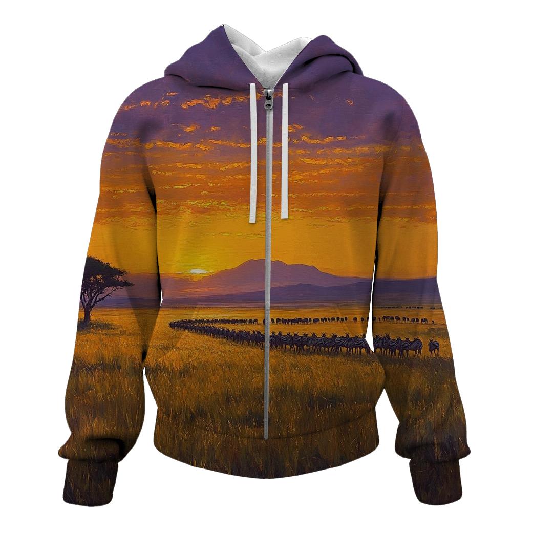Serengeti National Park Arusha heavyweight hoodies