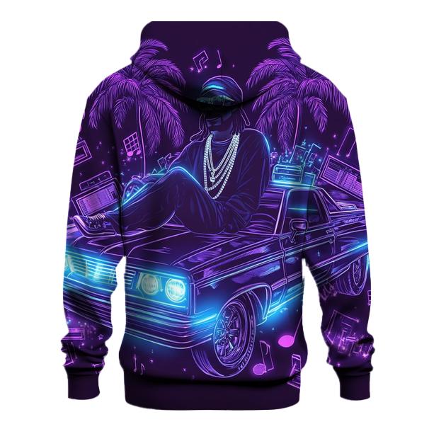 West Coast Neon Lowrider Dream premium hoodies