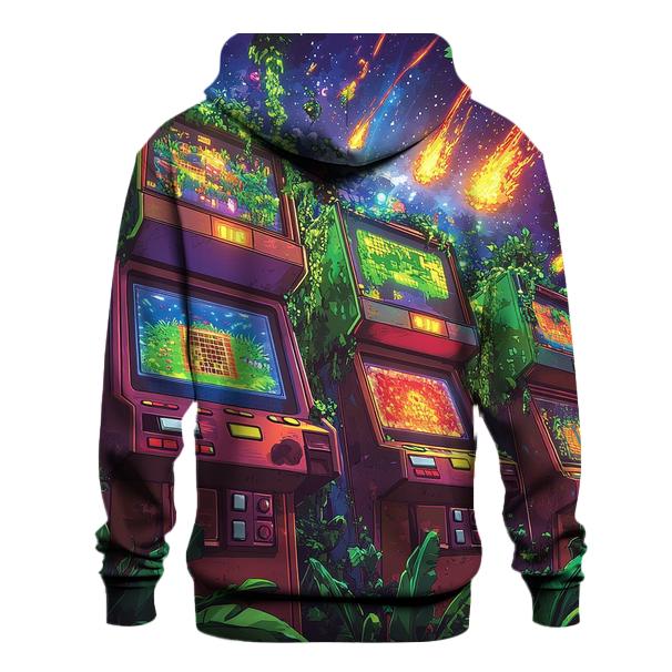 Arcade Jungle Retro Rampage hoodie styles
