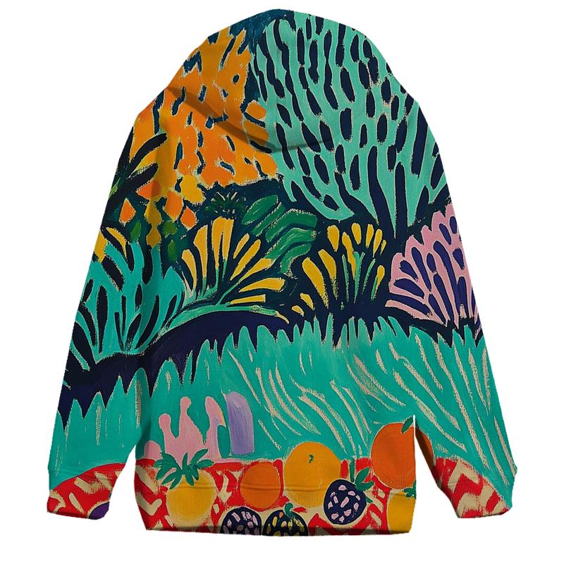 Matisse Inspired Joyful Garden Picnic pullover hoodies