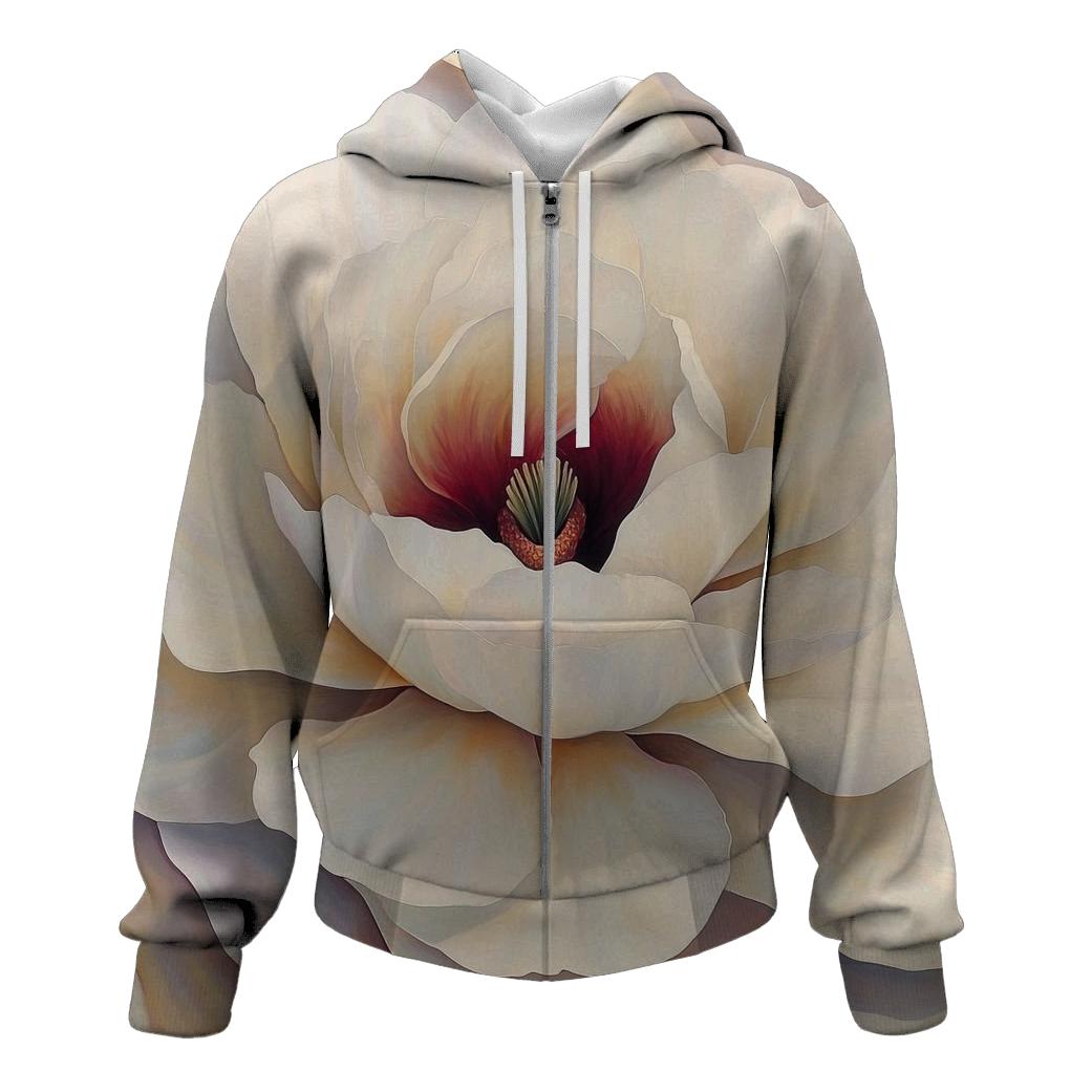 Georgia O Keeffe Inspired Desert Flowers graphic hoodies