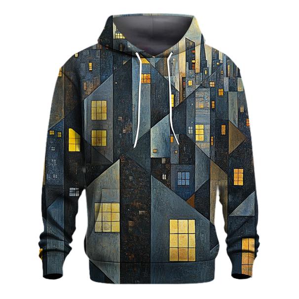 Picasso Inspired Cubist Citylights hoodie designs