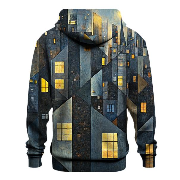 Picasso Inspired Cubist Citylights hoodie designs