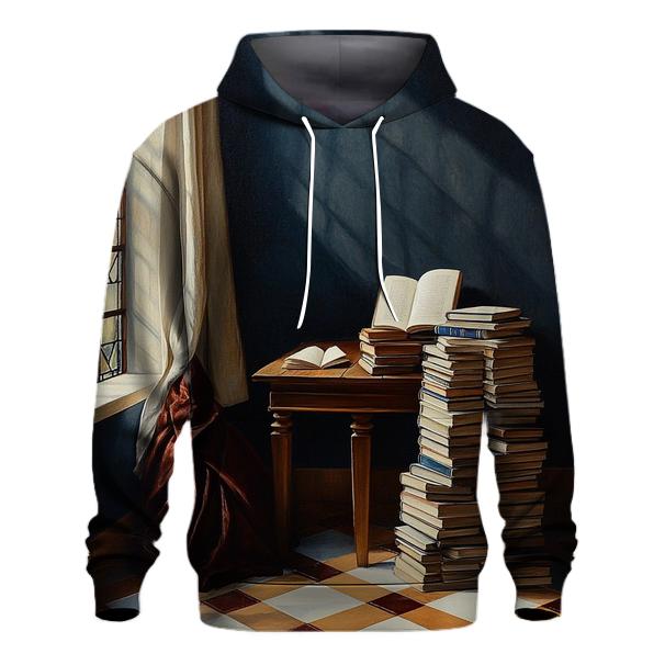 Vermeer Inspired Quiet Library Corner hoodie styles