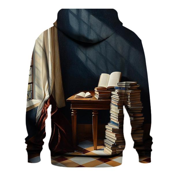 Vermeer Inspired Quiet Library Corner hoodie styles