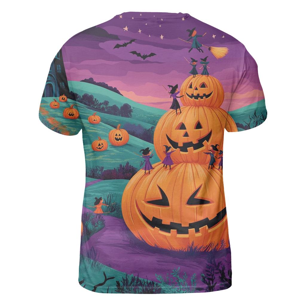 Witch Academy In Spooky Pumpkin Valley custom all-over print shirts