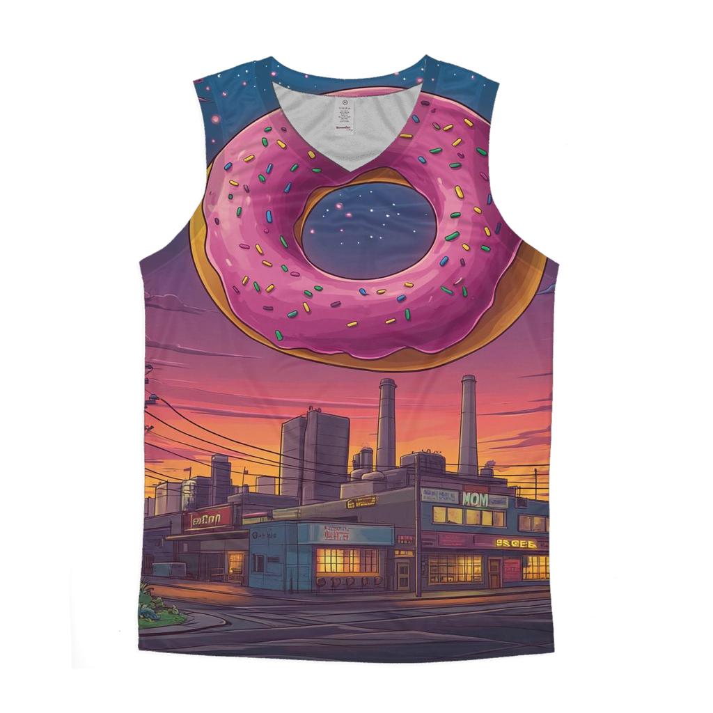 Springfield Skyline Donut Orbit cotton sleeveless tops