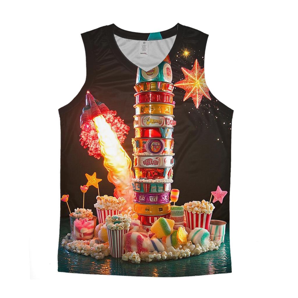 Soda Rocket Carnival Launch designer workout tanks