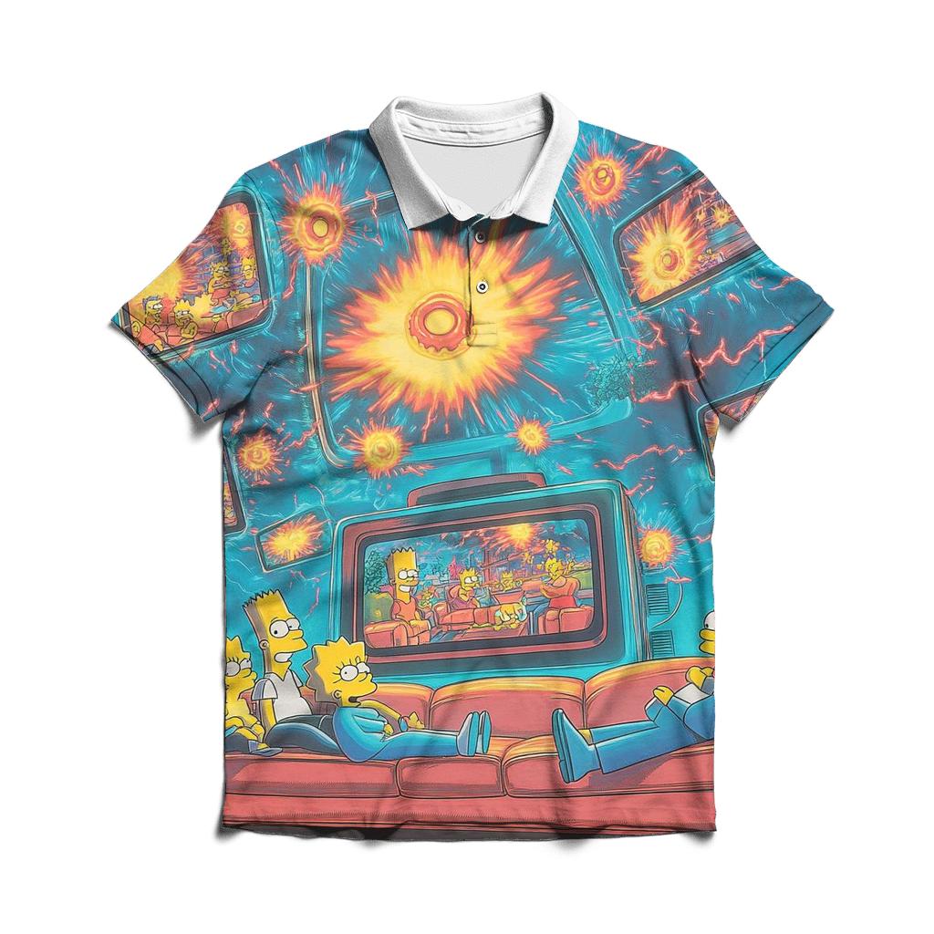 Living Room Retro Channel Carousel classic pique polos