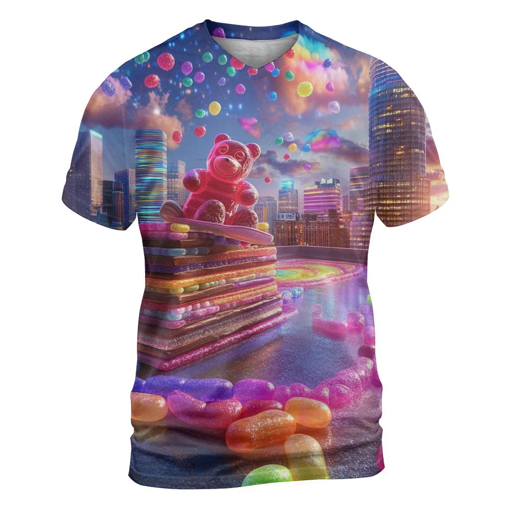 Galactic Gummy Skate Rush personalized full print shirts