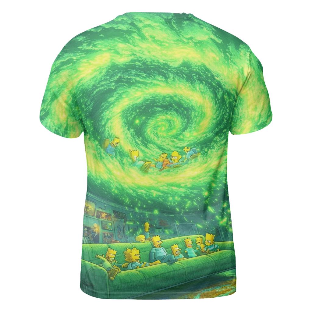 Nuclear Glow Couch Spiral trendy printed shirt styles