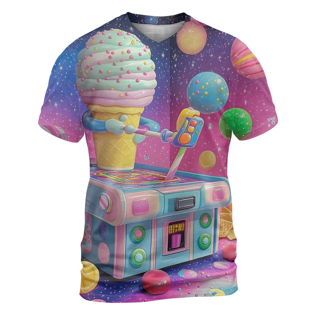 Bubblegum Arcade Melt statement graphic shirts