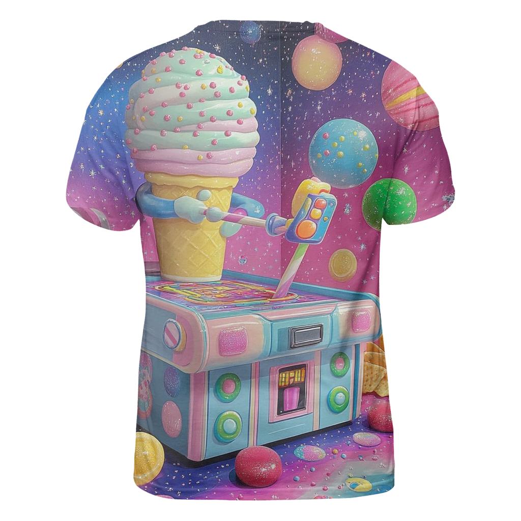 Bubblegum Arcade Melt statement graphic shirts