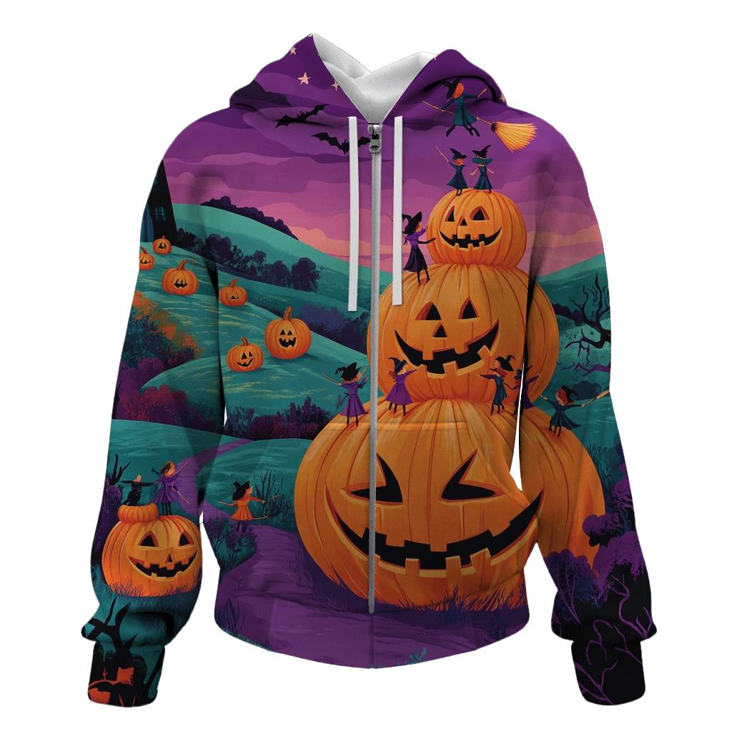 Witch Academy In Spooky Pumpkin Valley hoodie designs