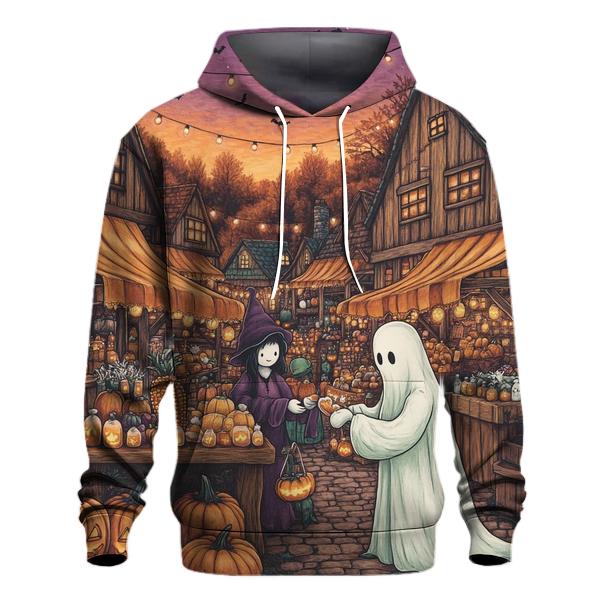 Haunted Harvest Market At Twilight hoodie designs